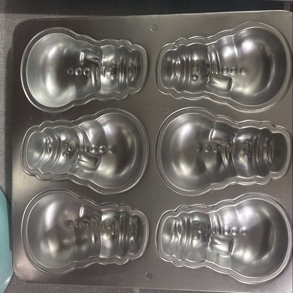 Wilton Aluminum Mini Snowman Cake Pan